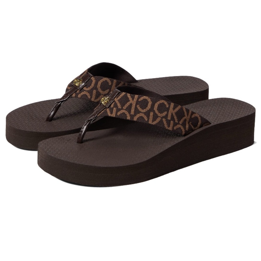 Calvin Klein Meena flip flop thong slippers Sz 11 women’s